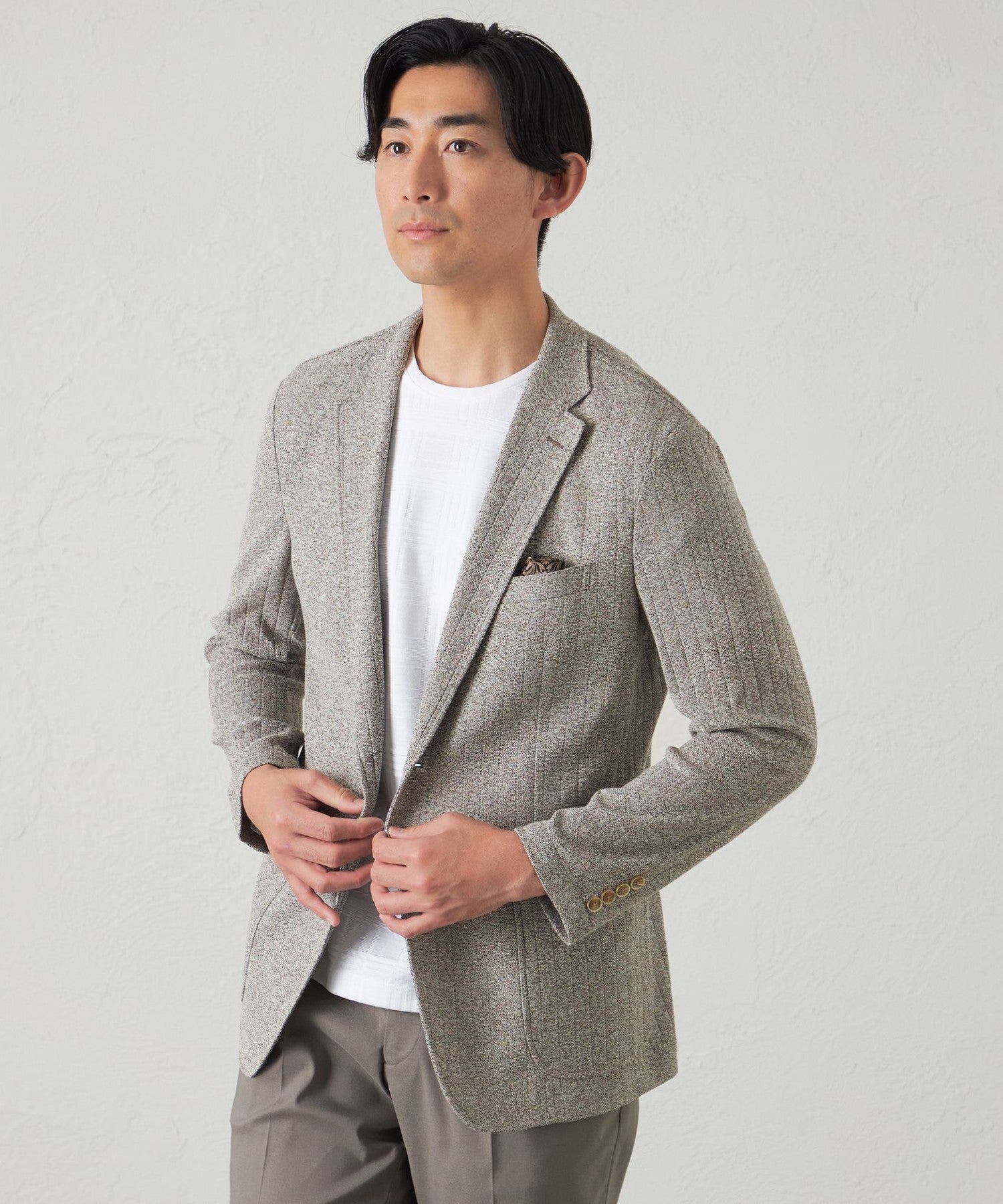 1133-S3E0353743__,43,モデル身長185cm 着用サイズ：L