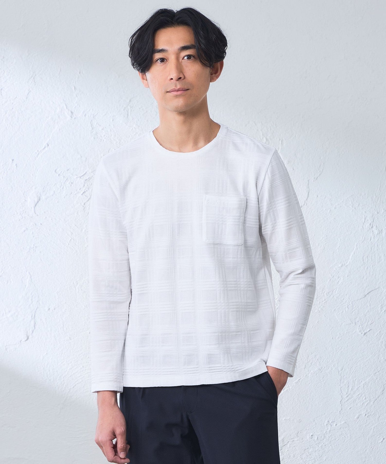 1133-S3P4070101__,01,モデル身長185cm 着用サイズ：L