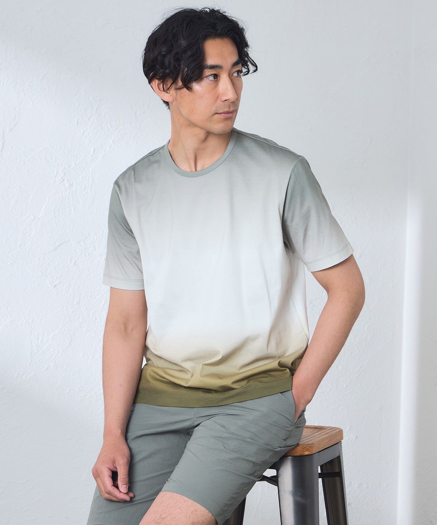 1133-S3P8963044__,44,モデル身長185cm 着用サイズ：L