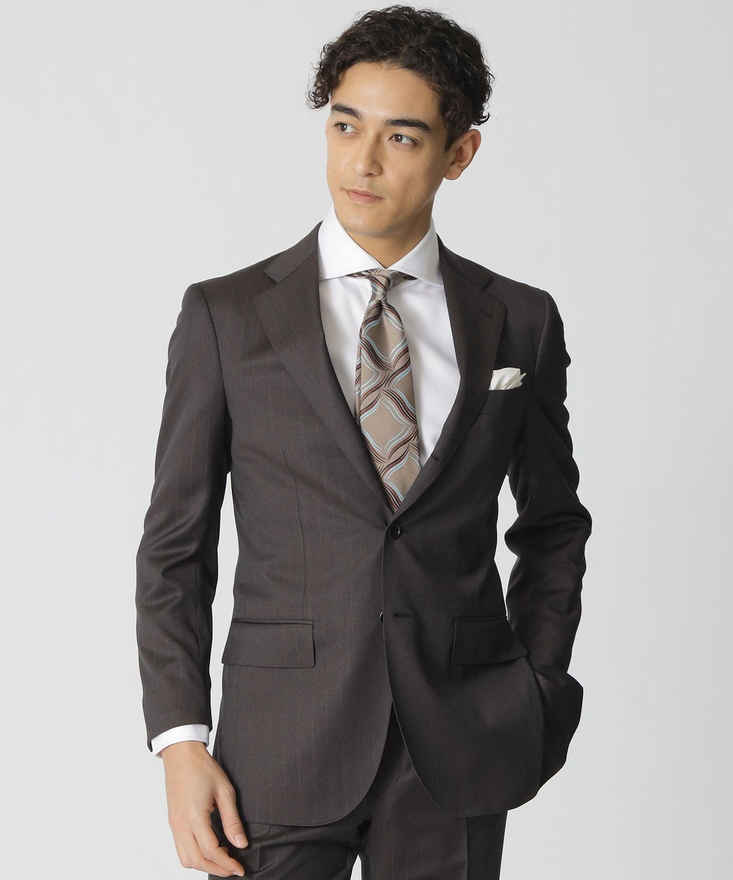 1142-J1H2376258__,58,モデル身長183cm 着用サイズ：48