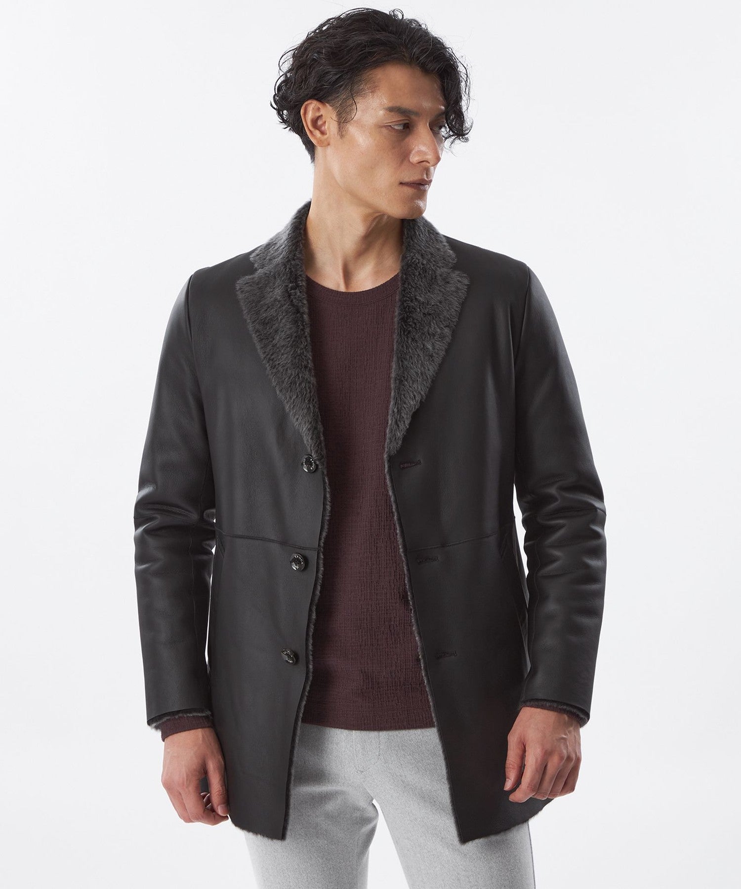 1154-M1C5369909__,09,モデル身長185cm 着用サイズ：48