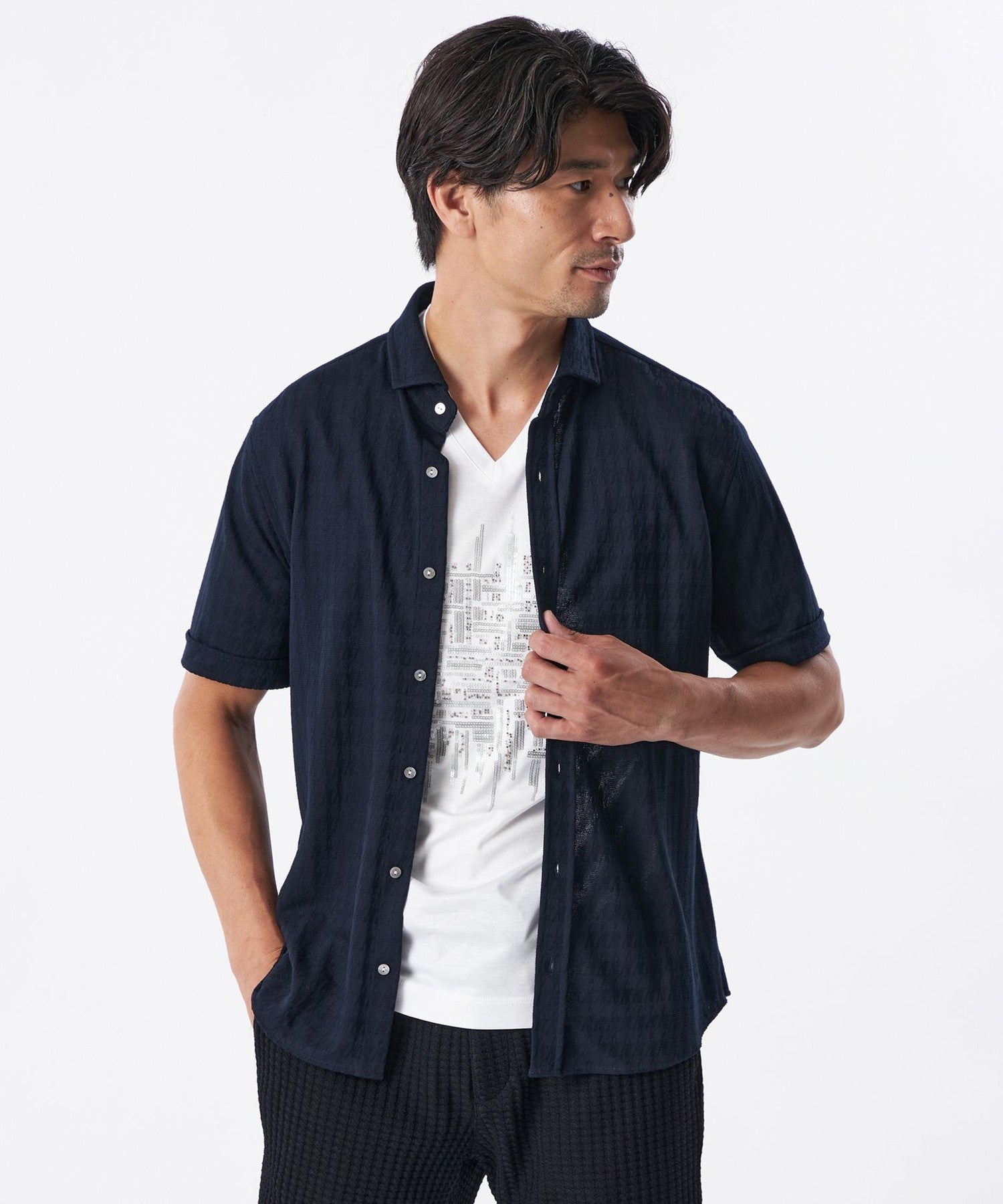 1154-M1M7963929__,29,モデル身長180cm 着用サイズ：48