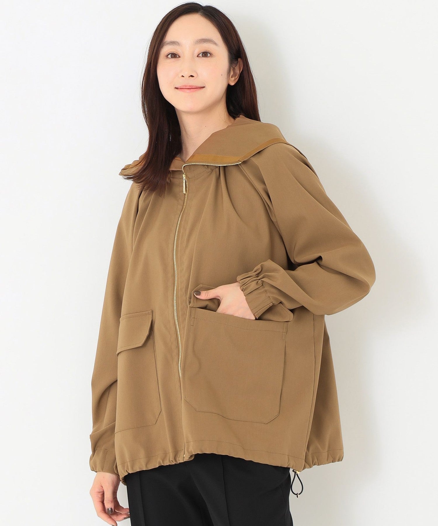 2111-T1A2460255__,55,モデル身長163cm 着用サイズ：38