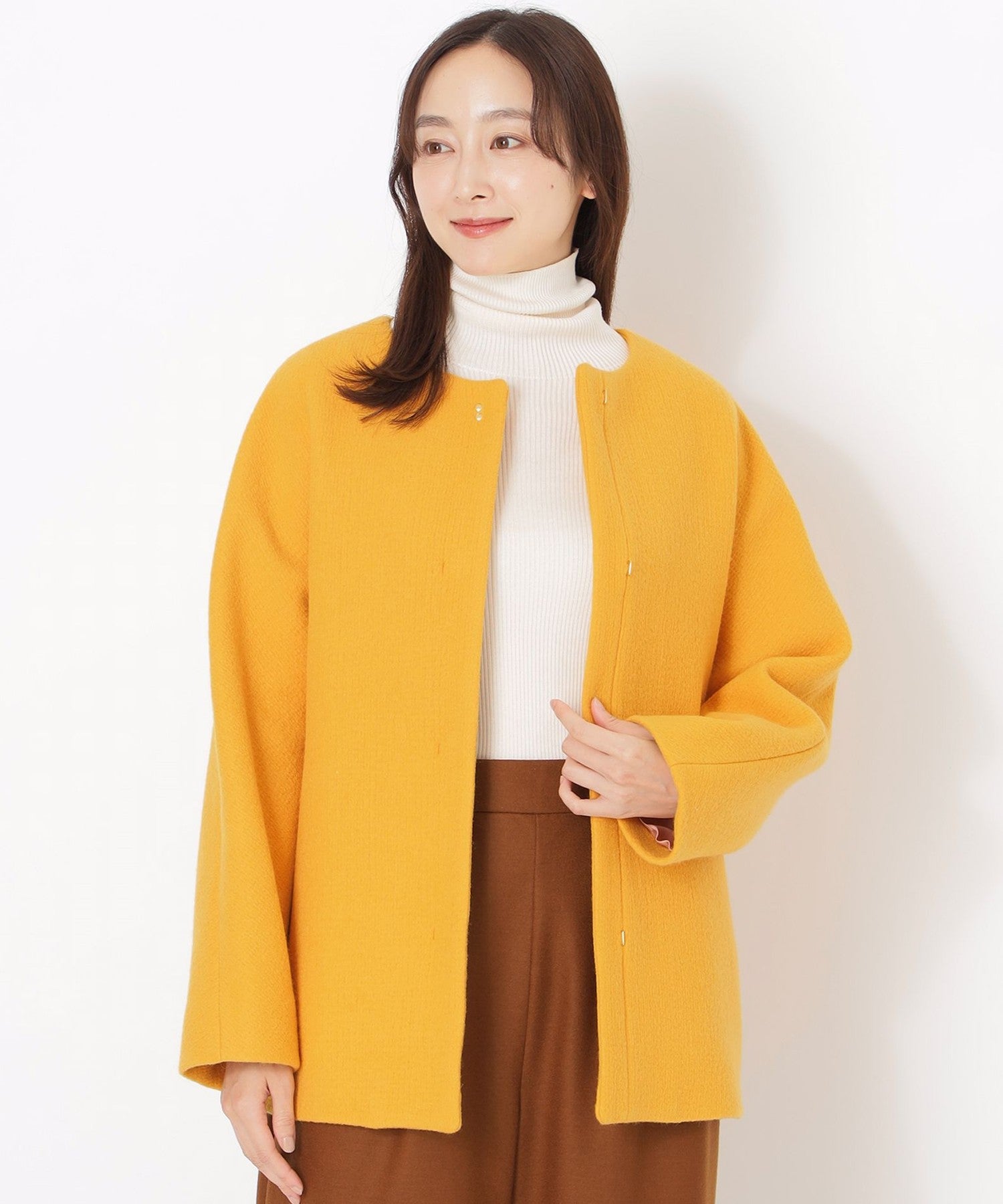 2121-P6F0964860__,60,モデル身長163cm 着用サイズ：38