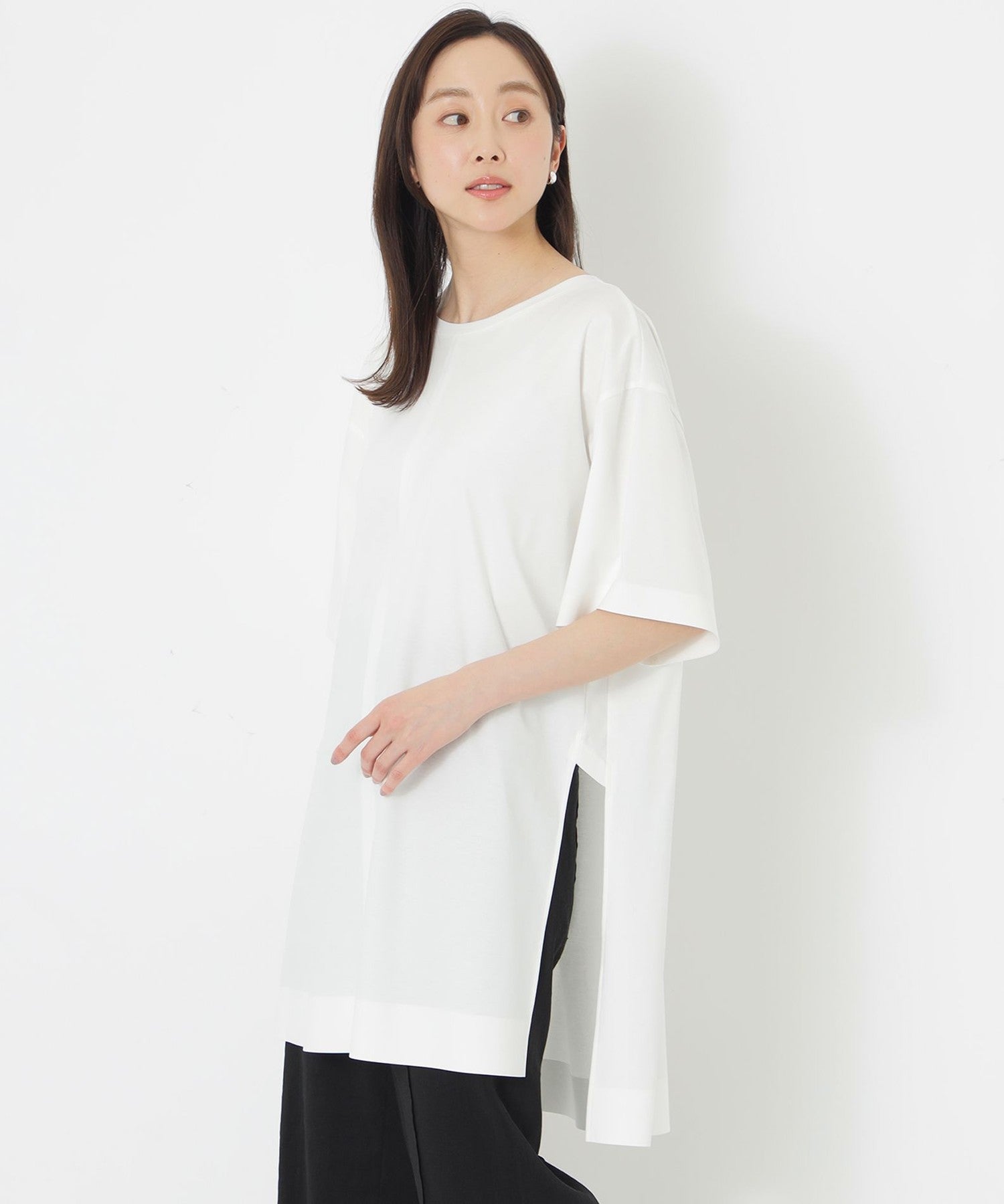 2121-P6P0340201__,01,モデル身長163cm 着用サイズ：38