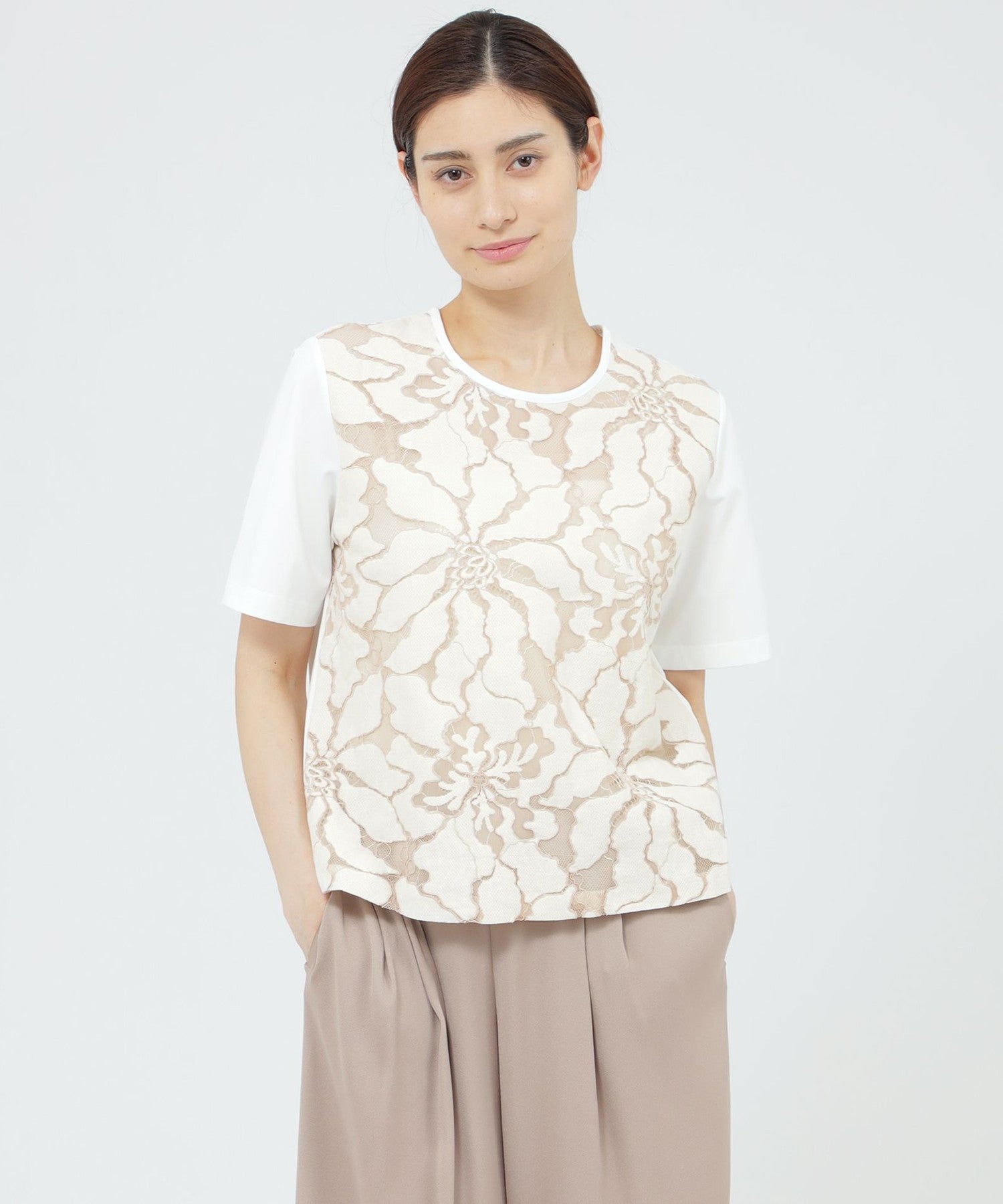 2151-K1P0678542__,42,モデル身長168cm 着用サイズ：6