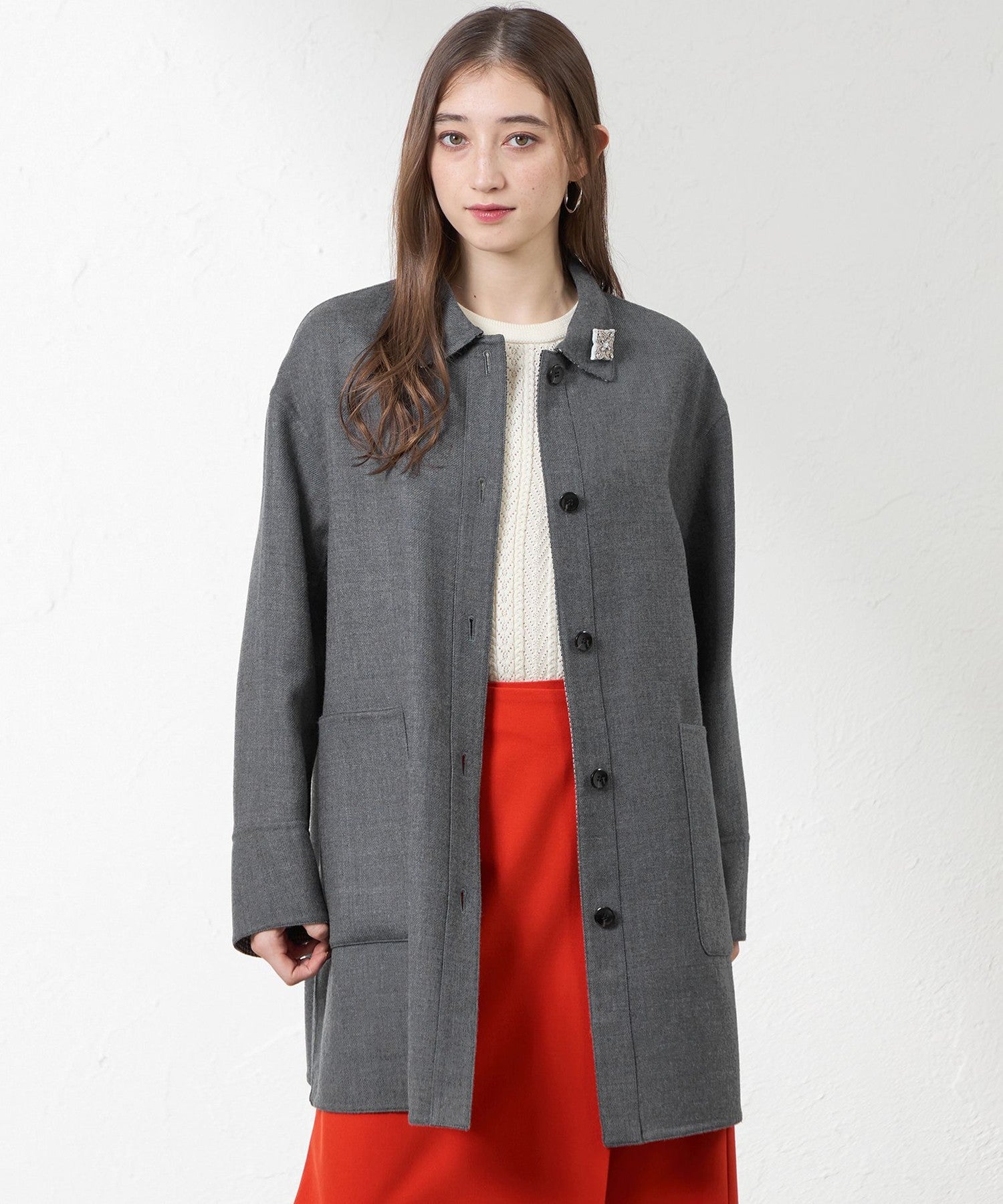 2231-V5B0163706__,06,モデル身長164cm 着用サイズ：38