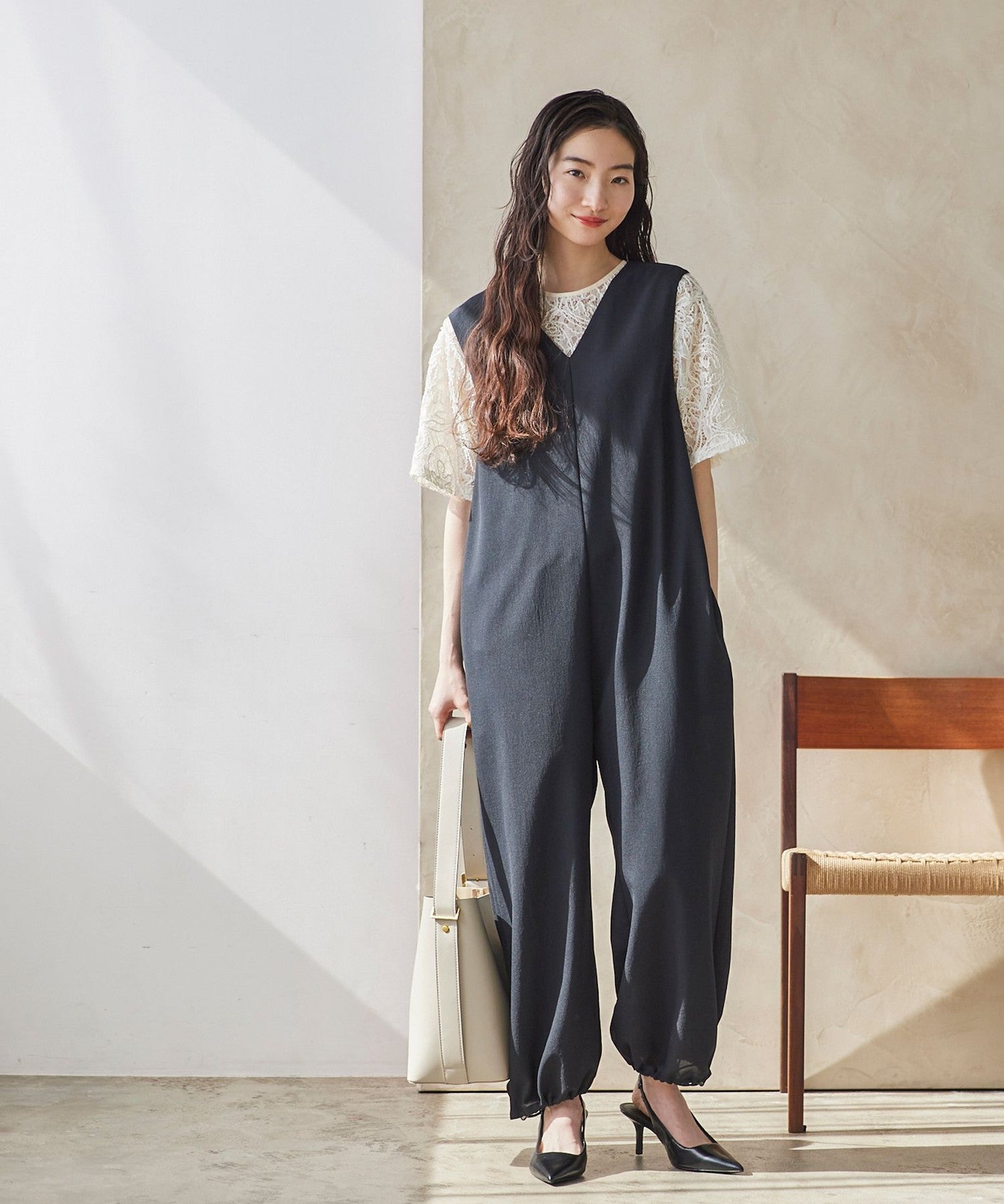 2271-W1J0351009__,09,モデル身長164cm 着用サイズ：M