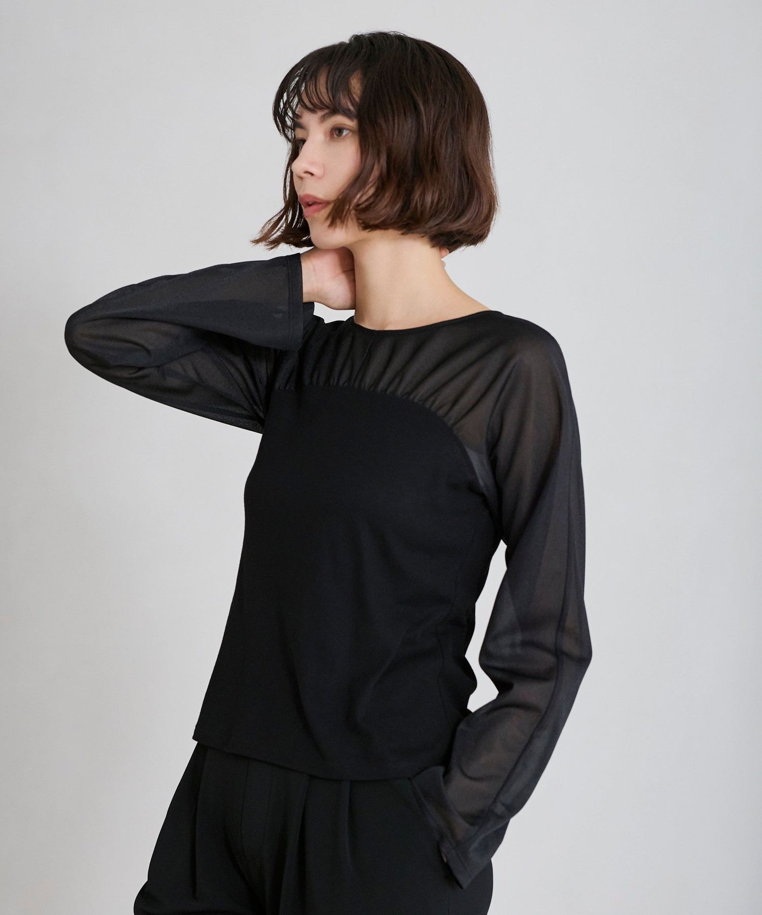 2271-W1P0360309__,09,モデル身長168cm 着用サイズ：M