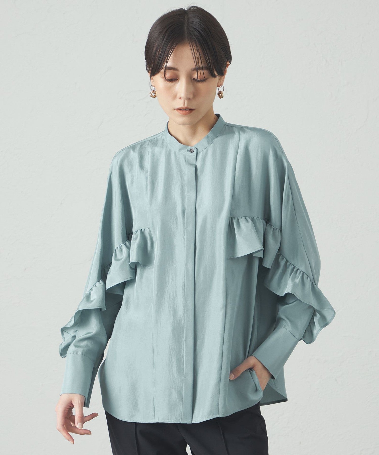 2341-N5M0150922__,22,モデル身長168cm 着用サイズ：M