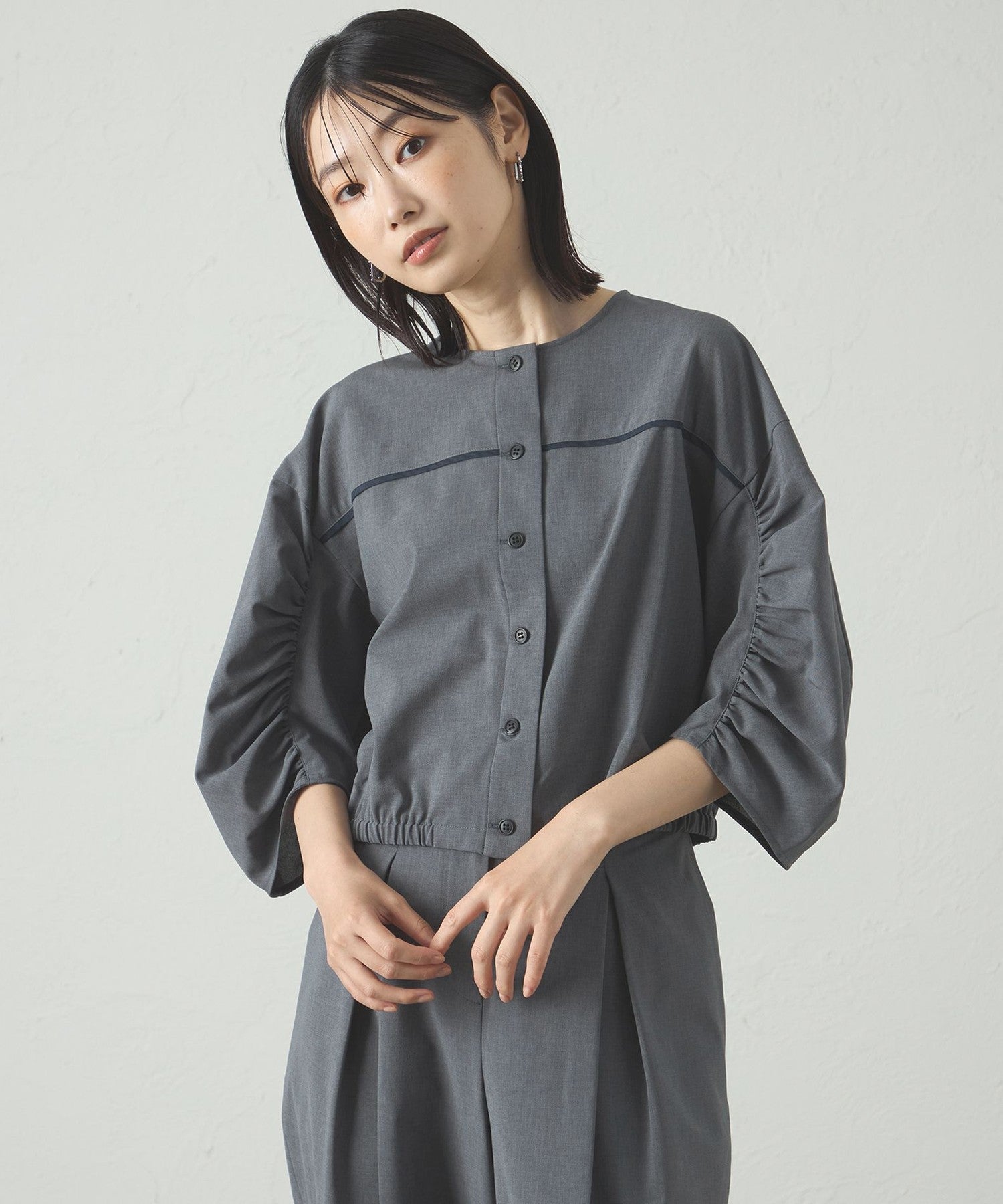 2341-N5M8060007__,07,モデル身長169cm 着用サイズ：M