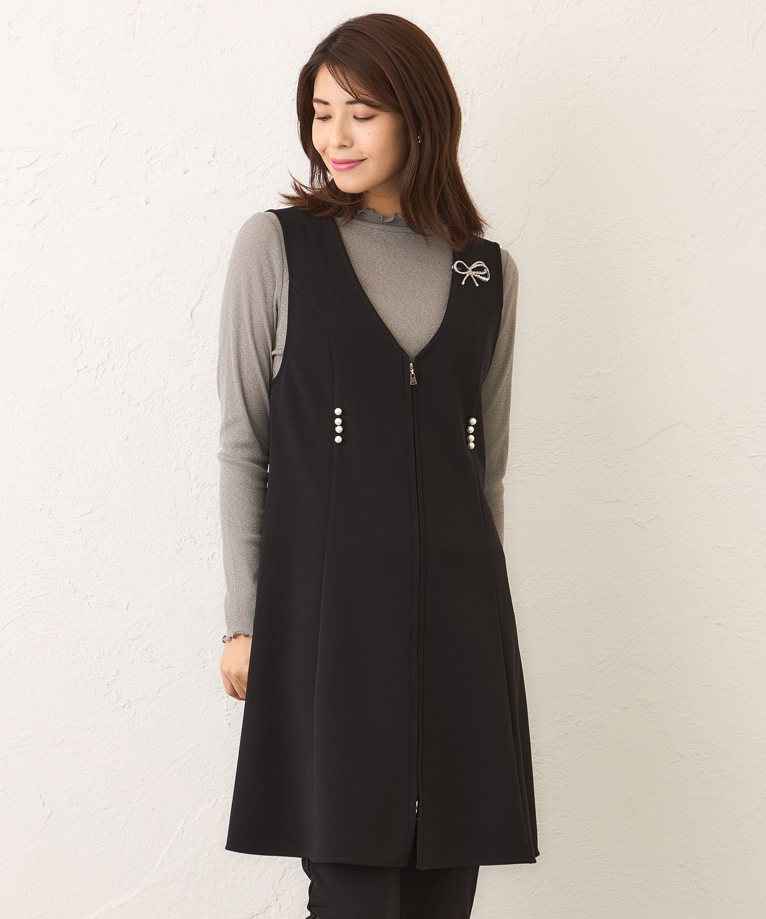 2361-W5E0363009__,09,モデル身長167cm 着用サイズ：40