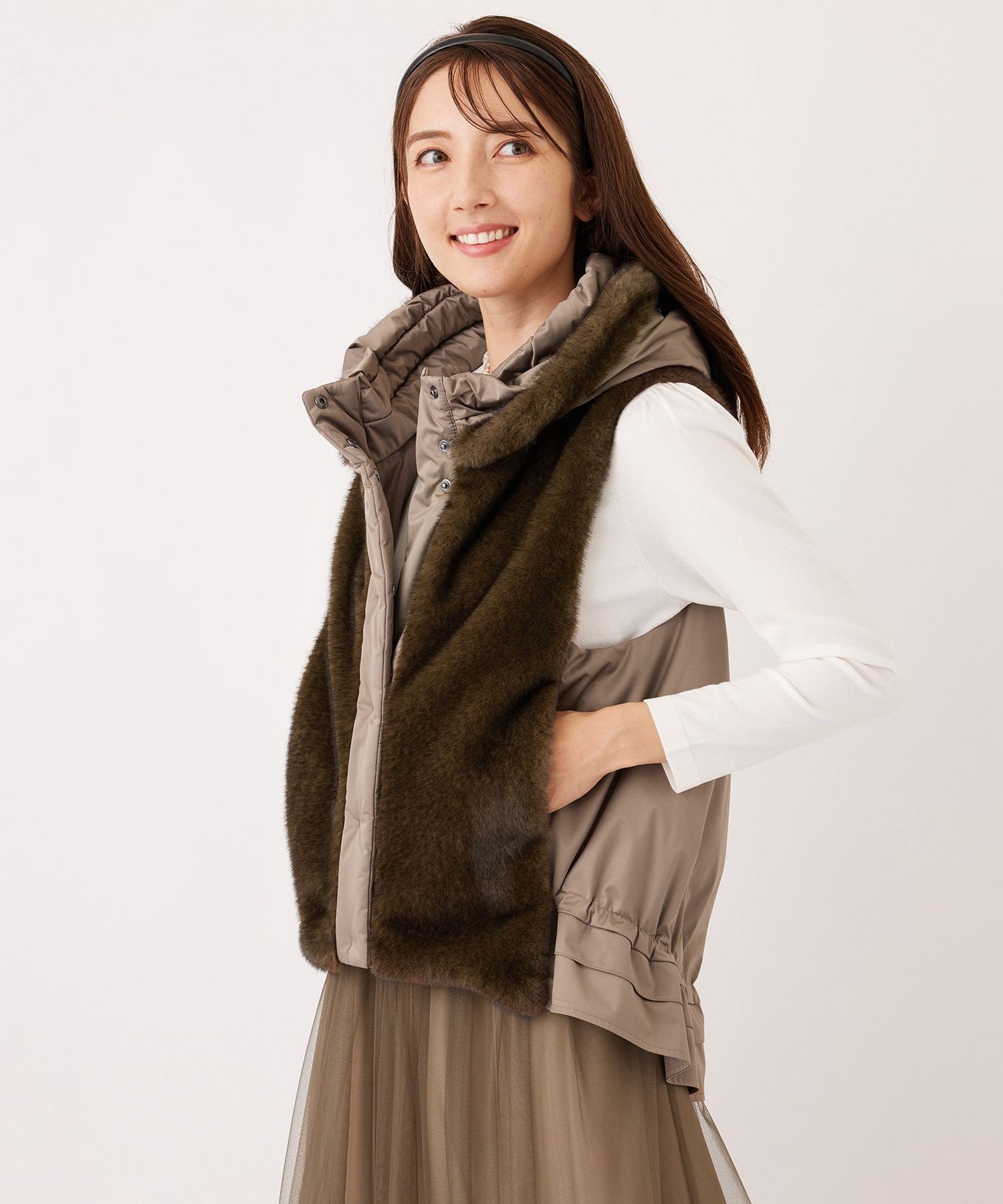 2361-W5E0967750__,50,モデル身長168cm 着用サイズ：40