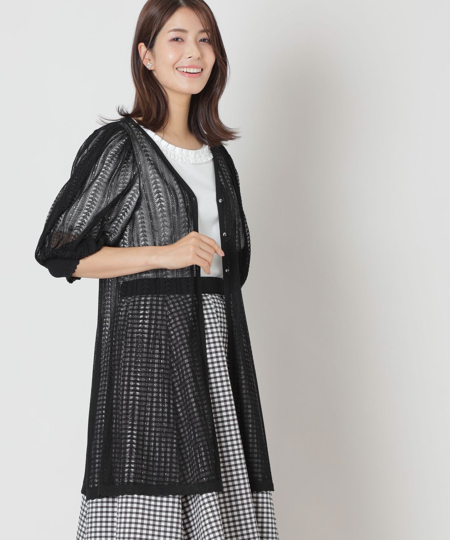 2361-W5F0160609__,09,モデル身長167cm 着用サイズ：40