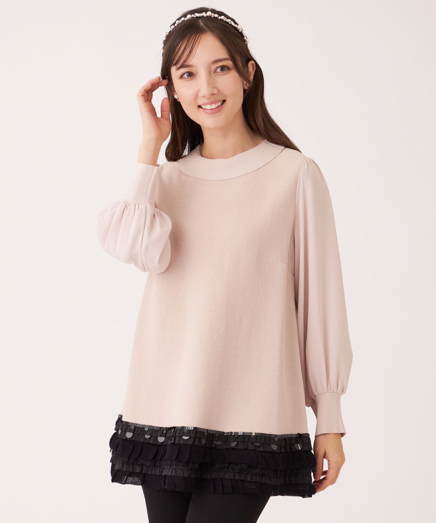 2361-W5N1968612__,12,モデル身長168cm 着用サイズ：40