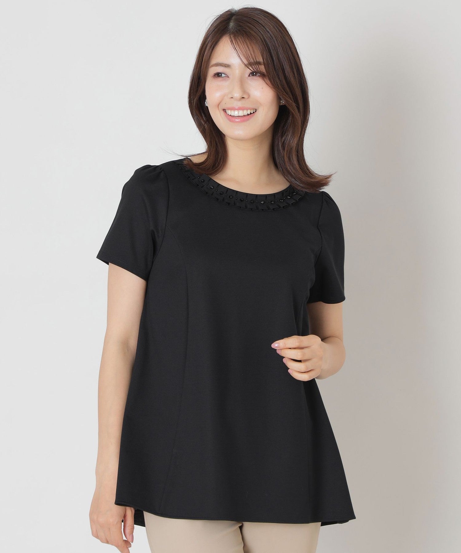 2361-W5P0260809__,09,モデル身長167cm 着用サイズ：40