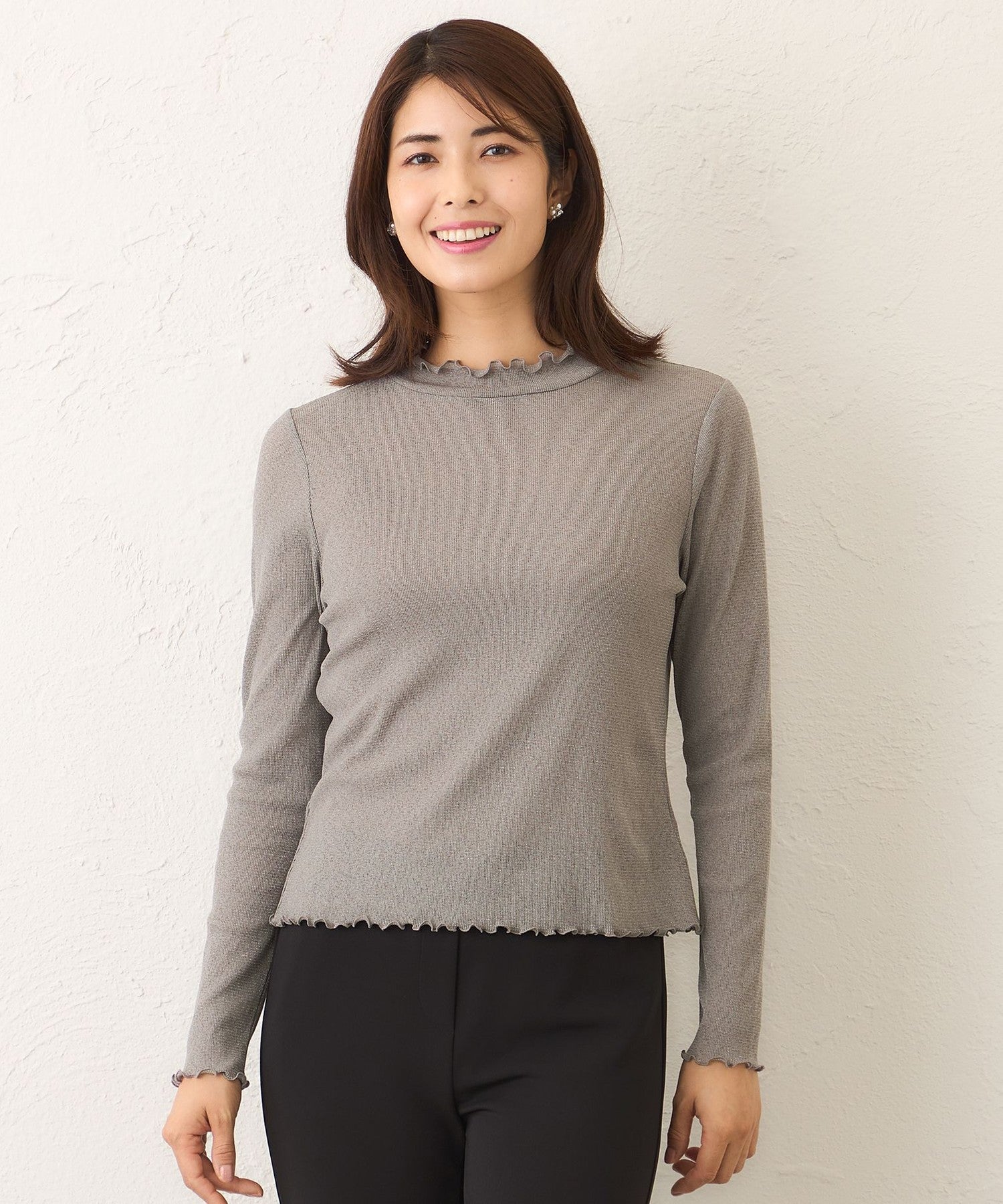 2361-W5P1263245__,45,モデル身長167cm 着用サイズ：40
