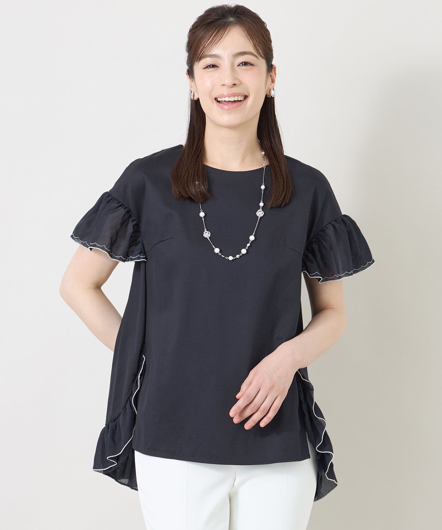 2361-W5P1675428__,28,モデル身長165cm 着用サイズ：40